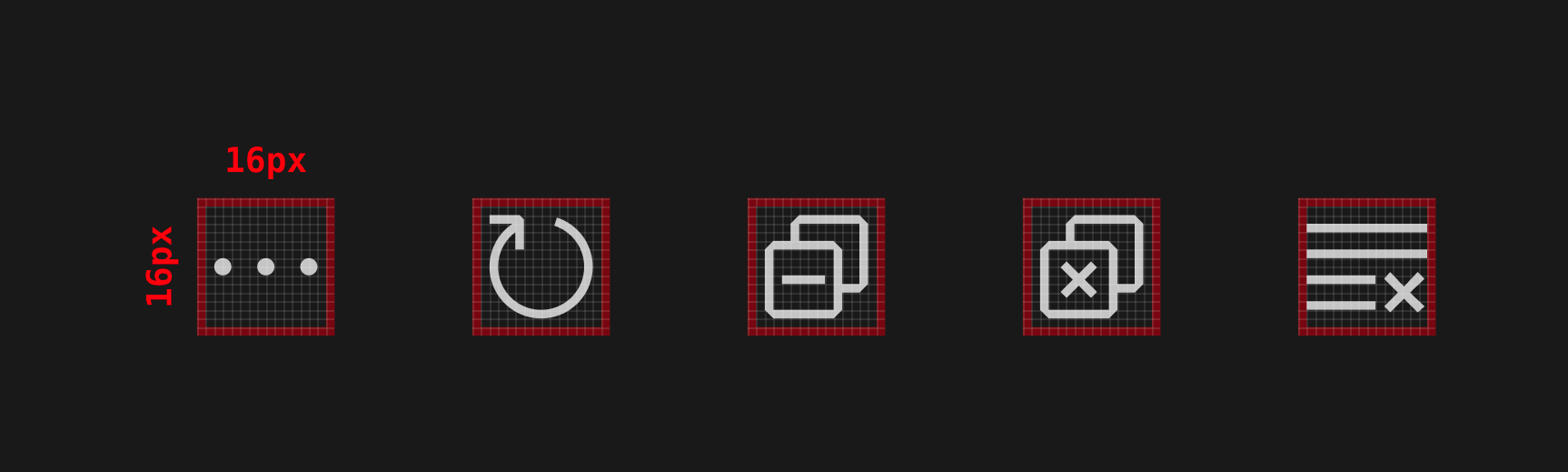 command icons