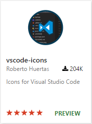 vscode-icons extension