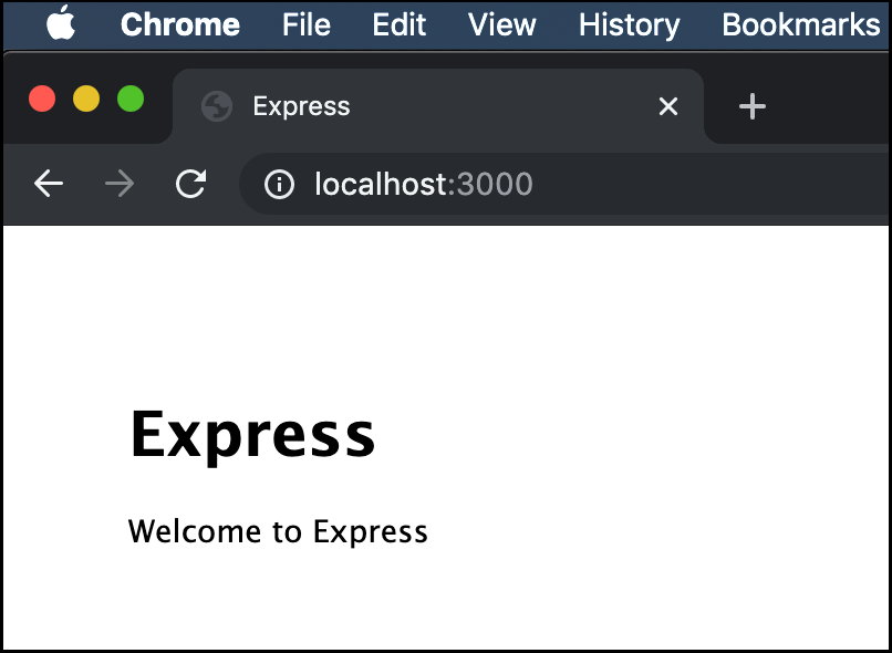 Welcome to Express web page