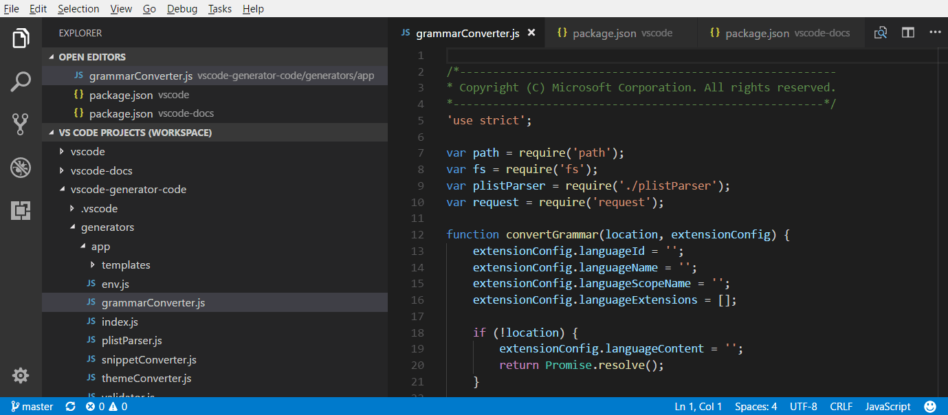 Multi root Workspaces In Visual Studio Code