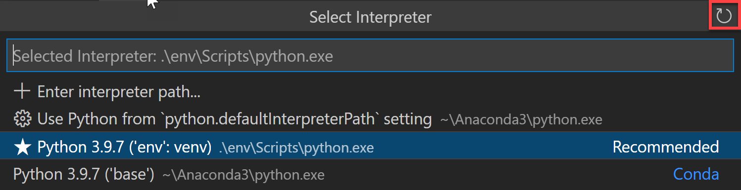 Using Python Environments In Visual Studio Code