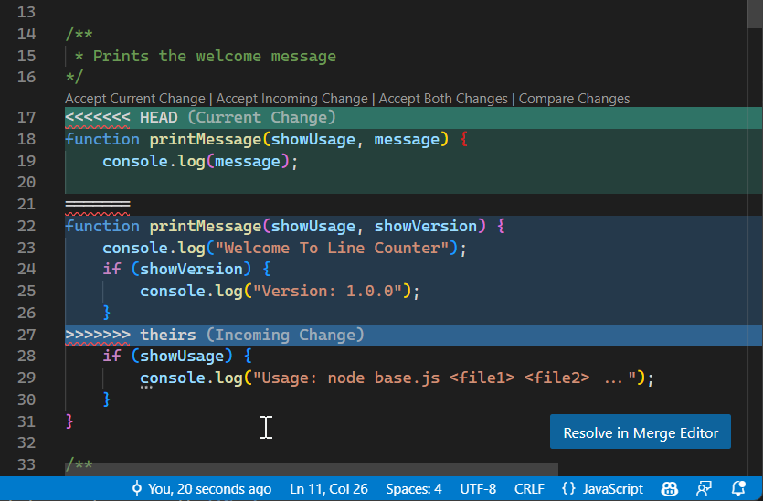 Source Control With Git In Visual Studio Code