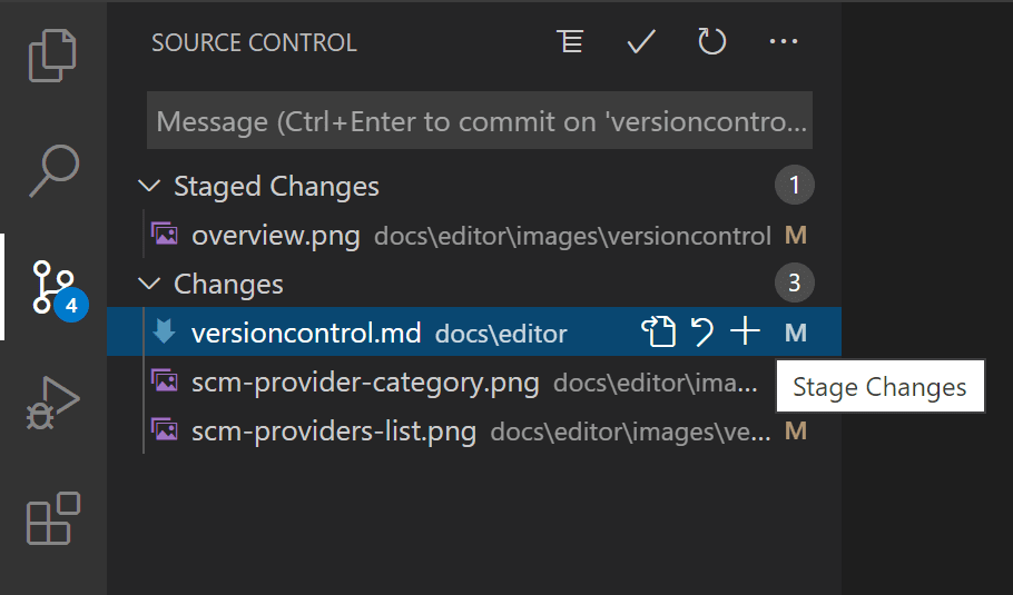 Source Control With Git In Visual Studio Code