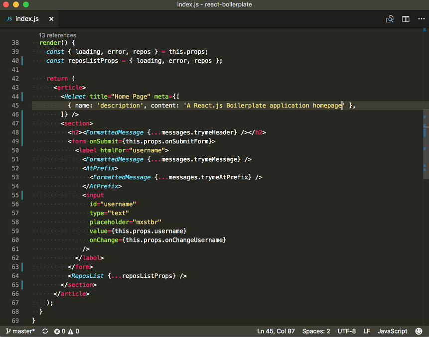 new jsx coloring