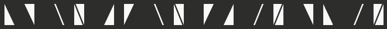 Triangles and diagonal line glyphs are drawn pixel perfect