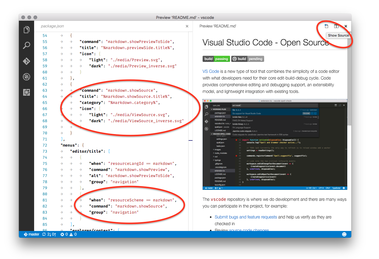 visual studio code extensions