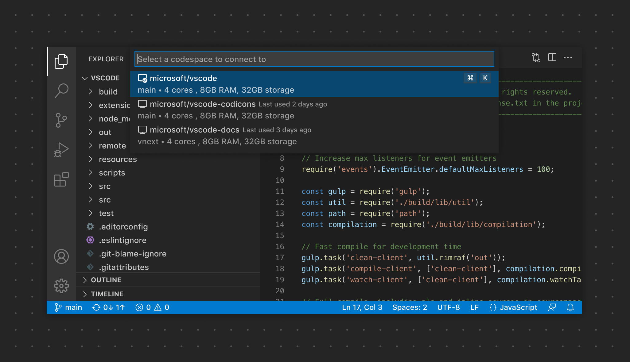 Visual Studio Code User Interface