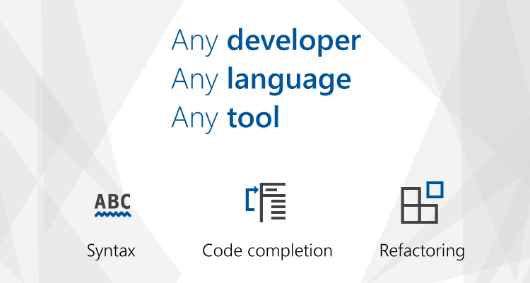 any developer any language any tool