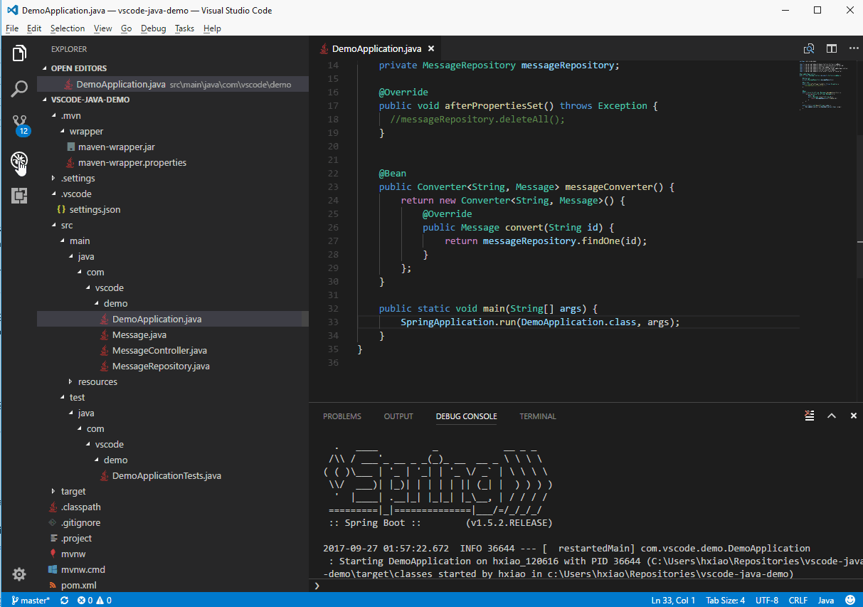Using Visual Studio Code to Debug Java Applications