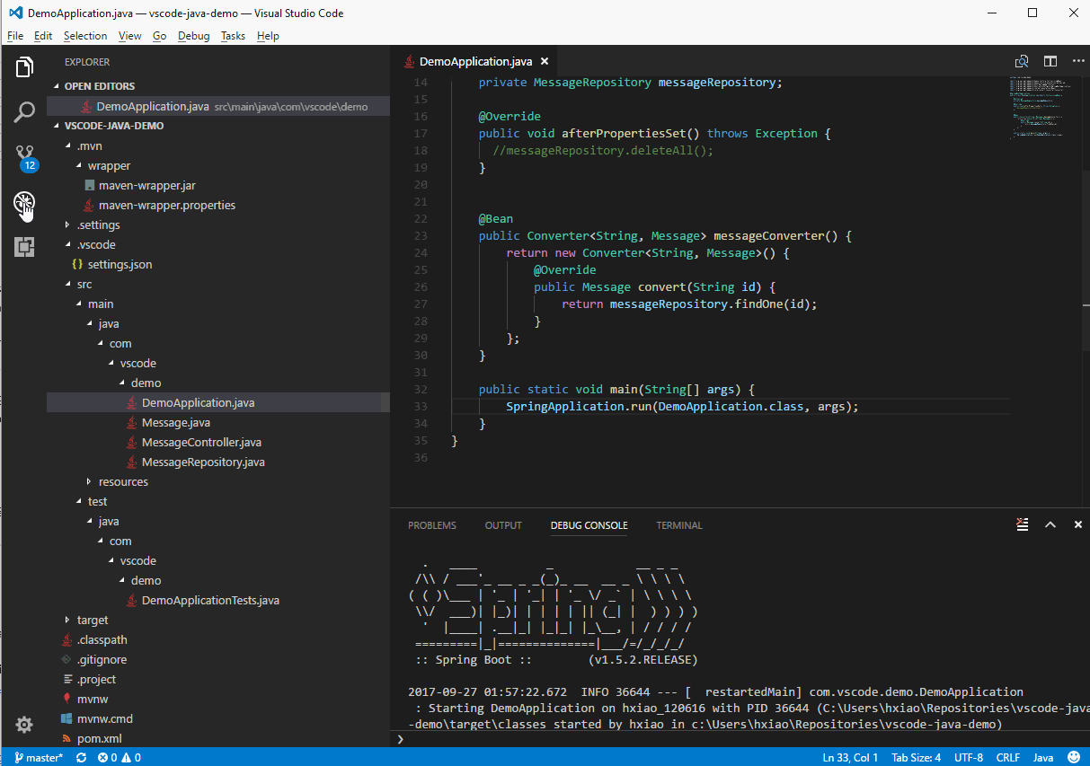 Debugging Java Application