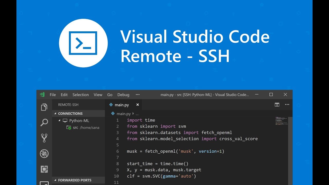 Watch Visual Studio Code Remote - SSH on YouTube (opens in new tab).
