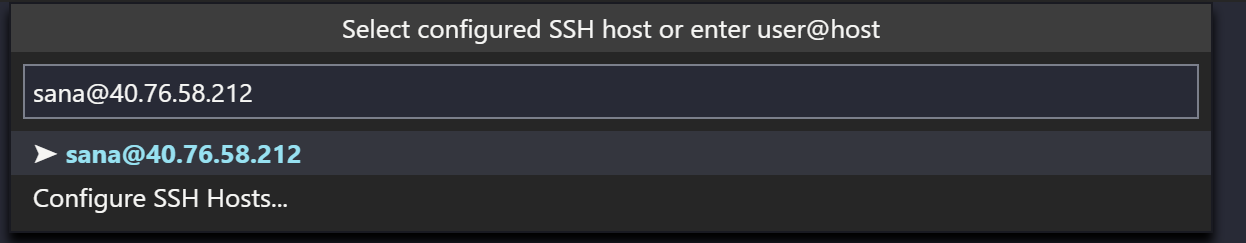 visual studio code ssh execute remot