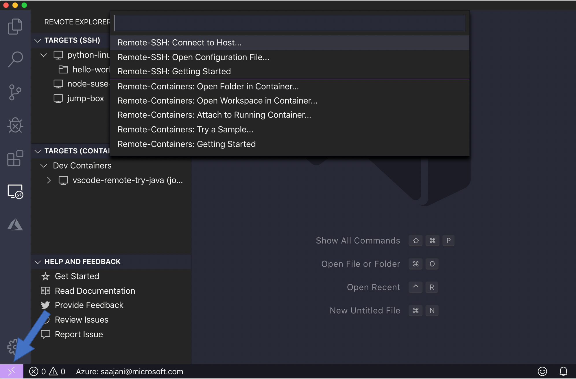 remote control ssh