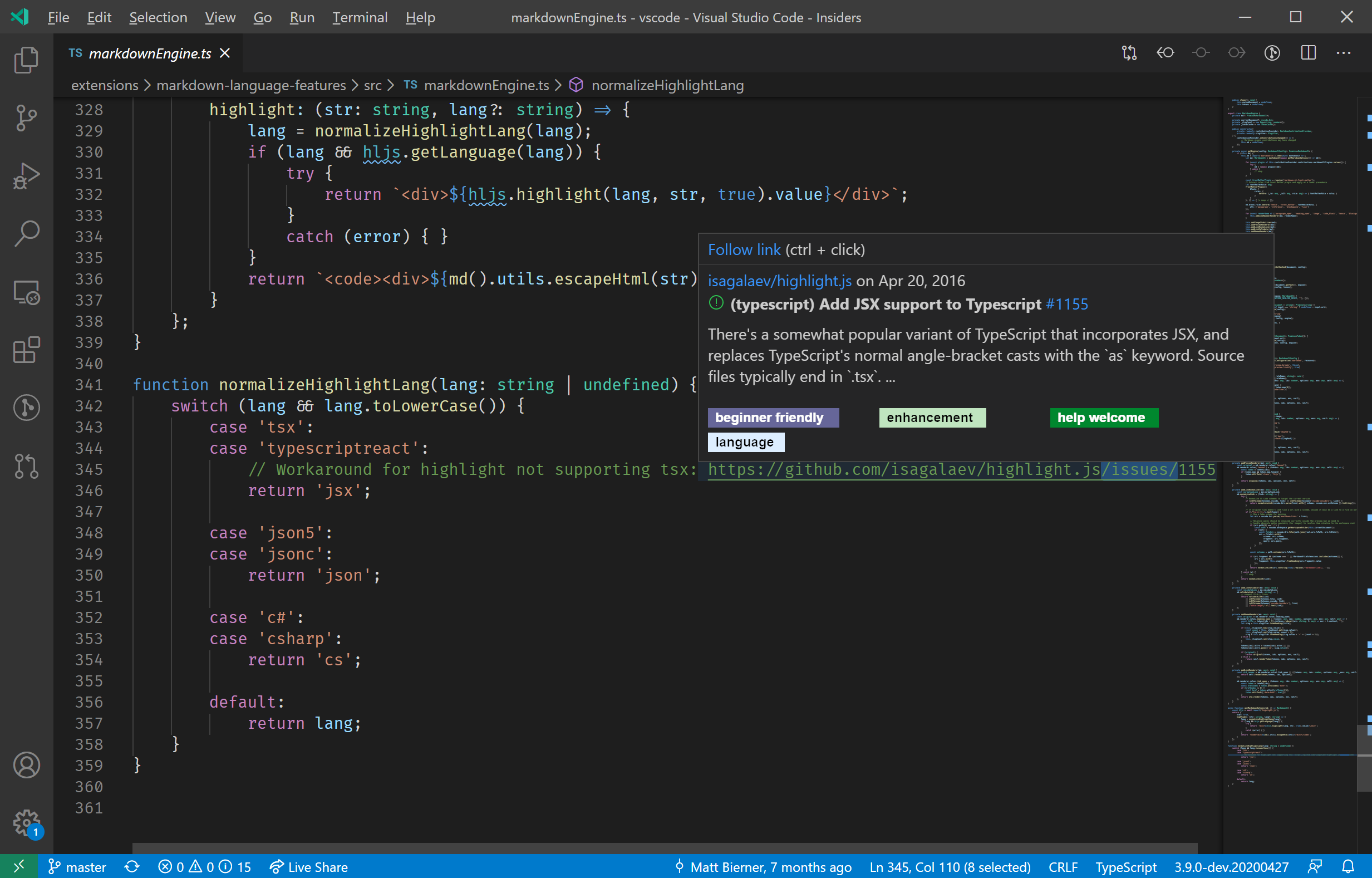 microsoft github repositories visual studio code