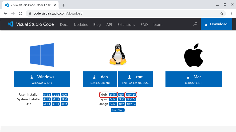 install visual studio code chromebook