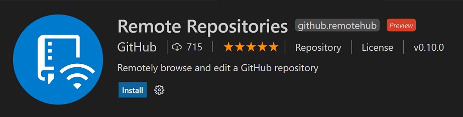 Remote Repositories extension