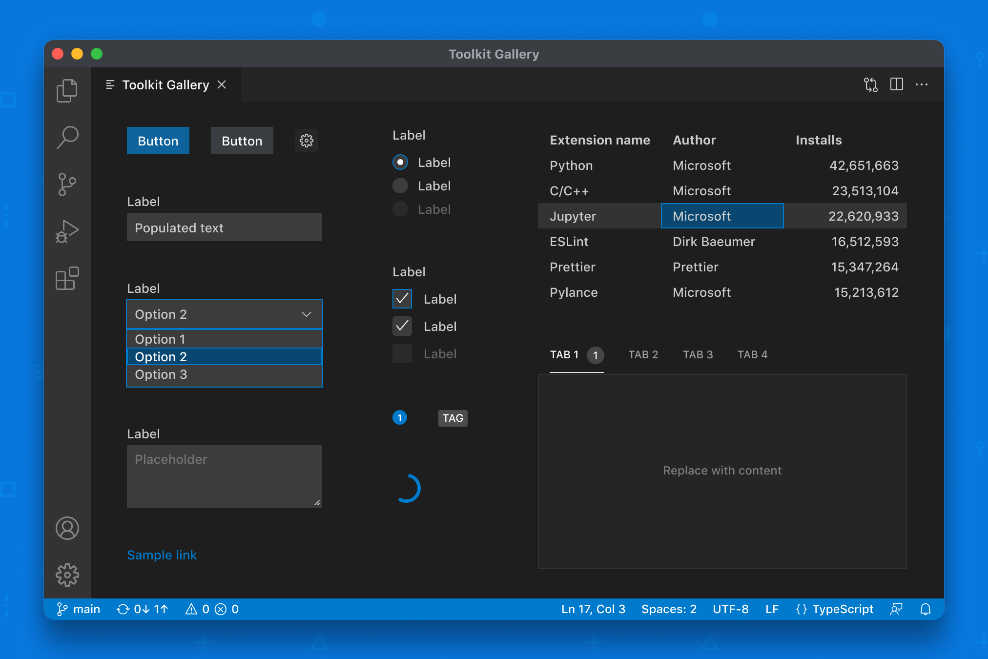 Webview UI Toolkit for Visual Studio Code