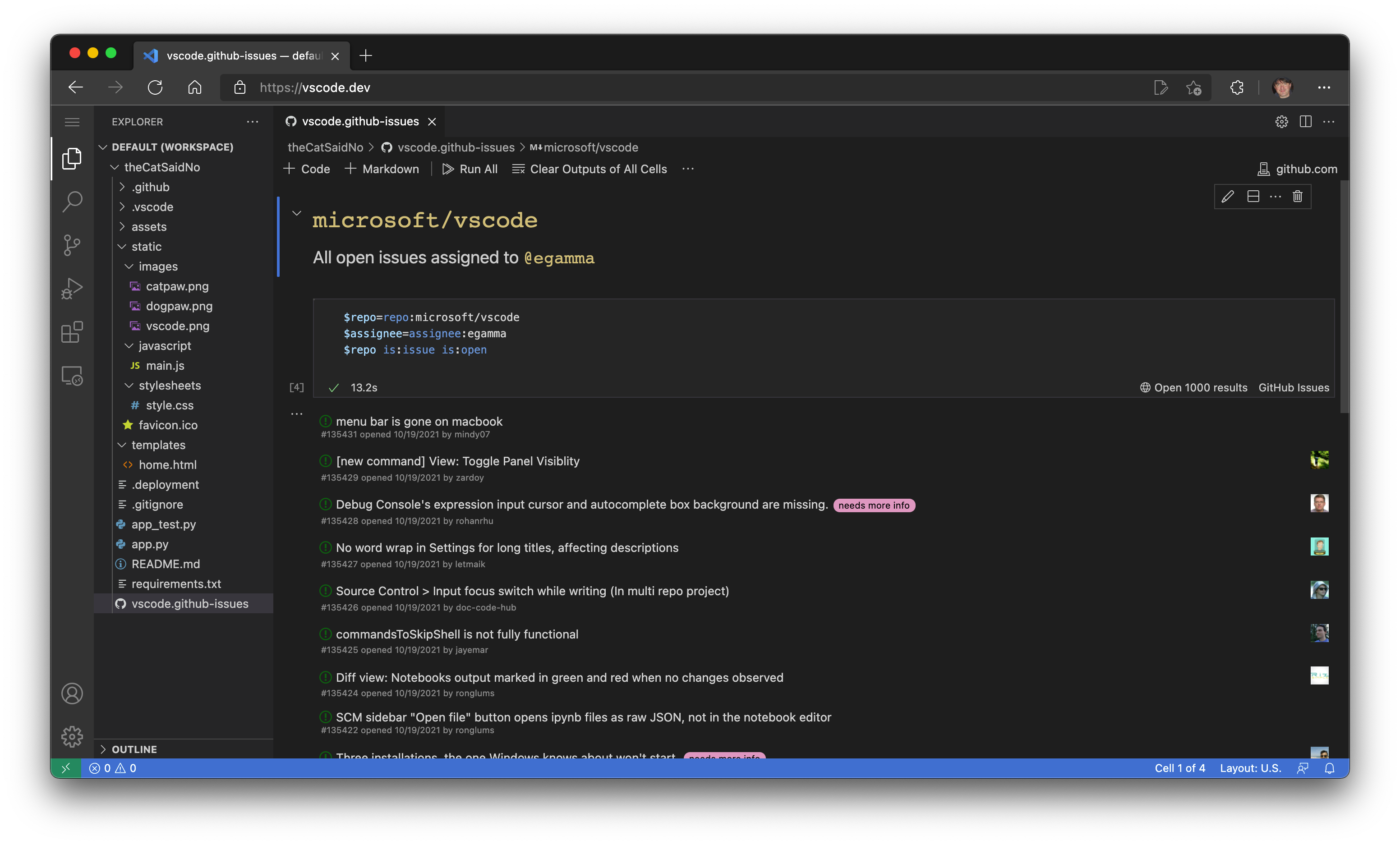 Как загрузить проект на github из visual studio code