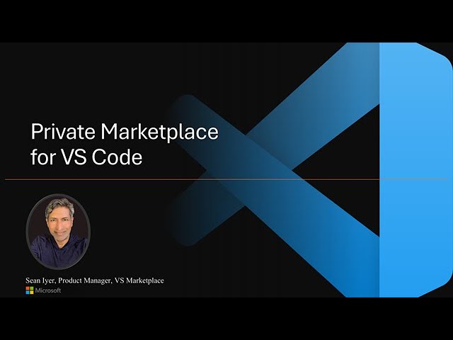 Watch Video showing the VS Code private marketplace on YouTube (opens in new tab).