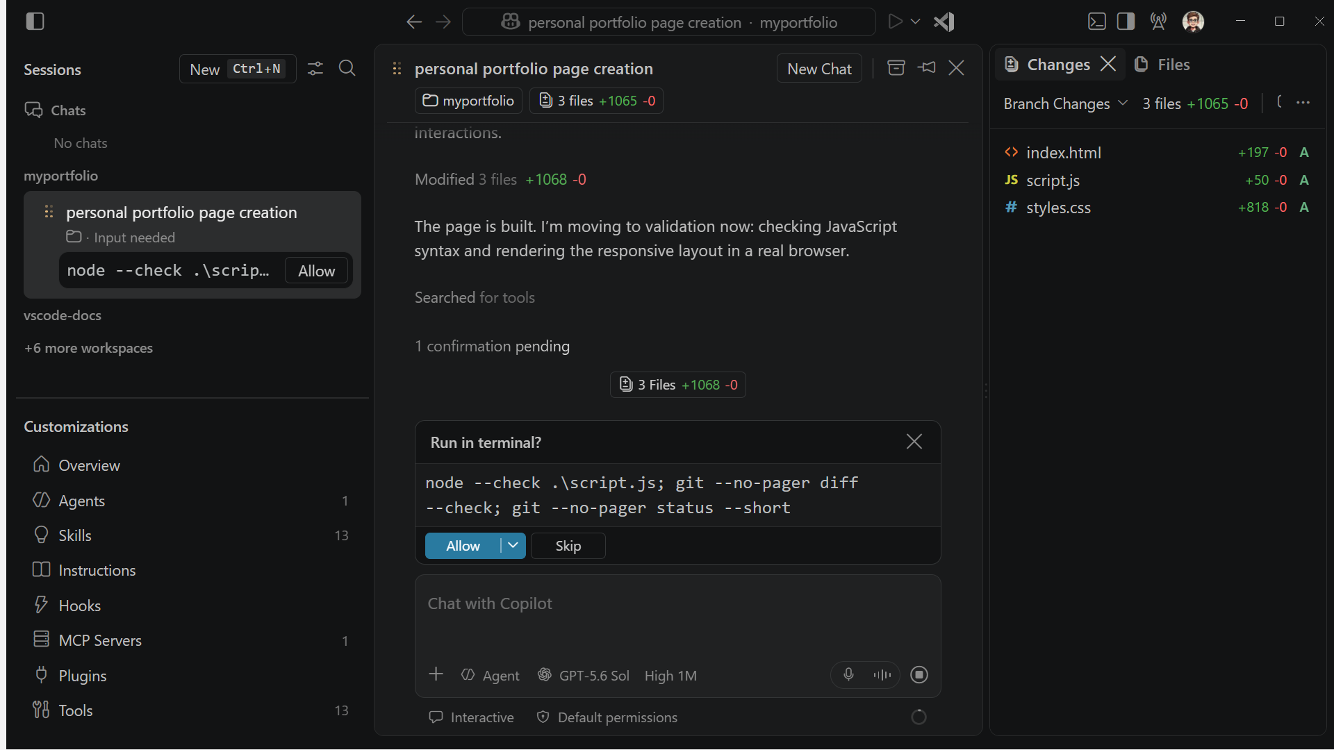 Tutorial: Agentic coding in VS Code