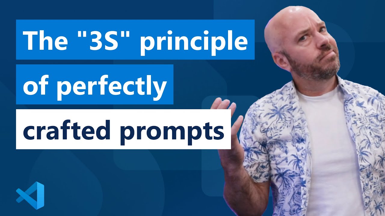 Watch Core principles of prompt engineering with GitHub Copilot on YouTube (opens in new tab).