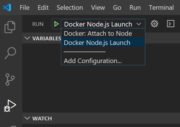 phpstorm docker node debug