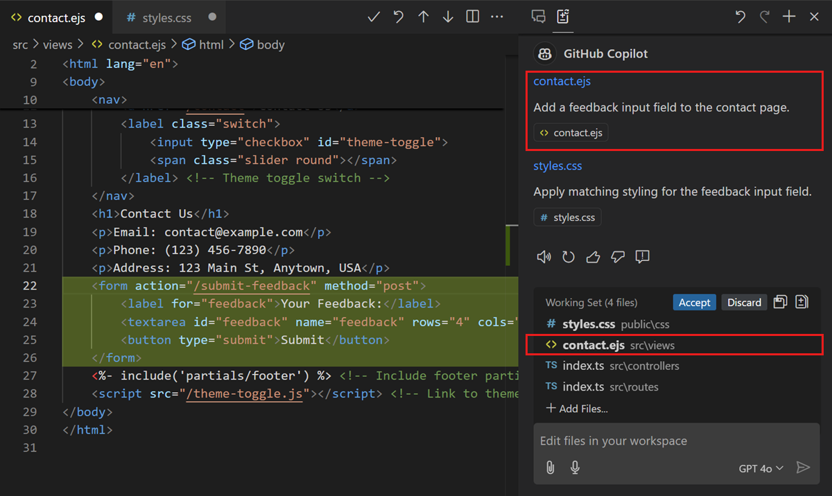 GitHub Copilot In VS Code