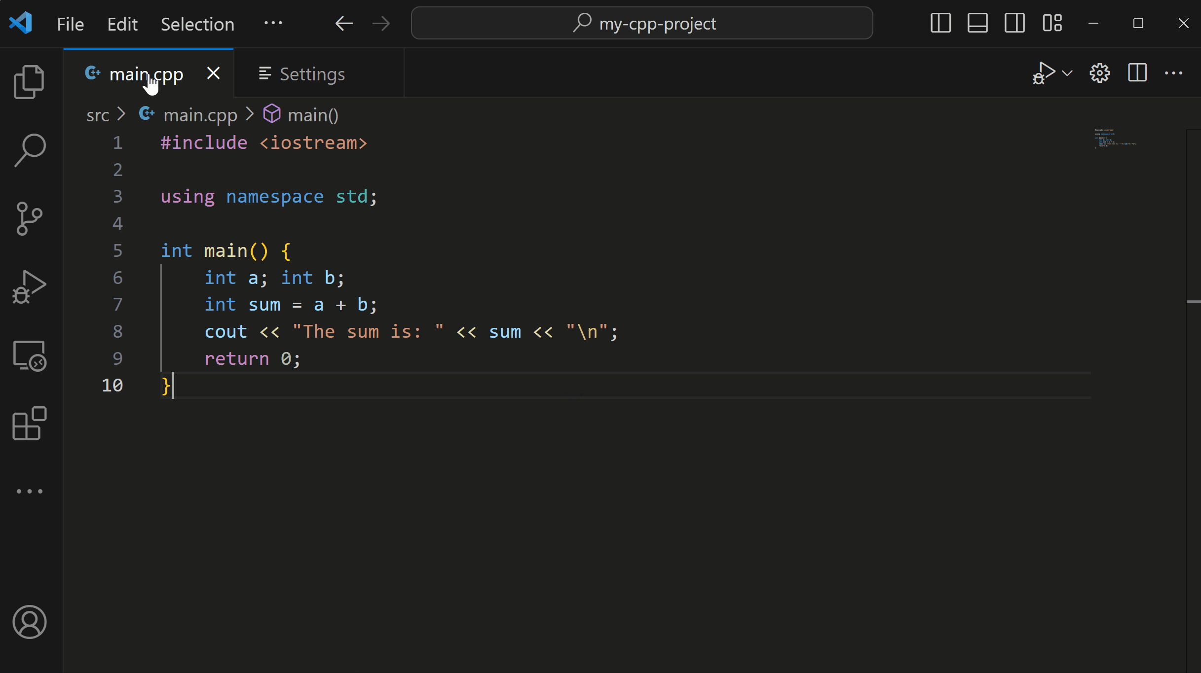 Extract Method and create declaration