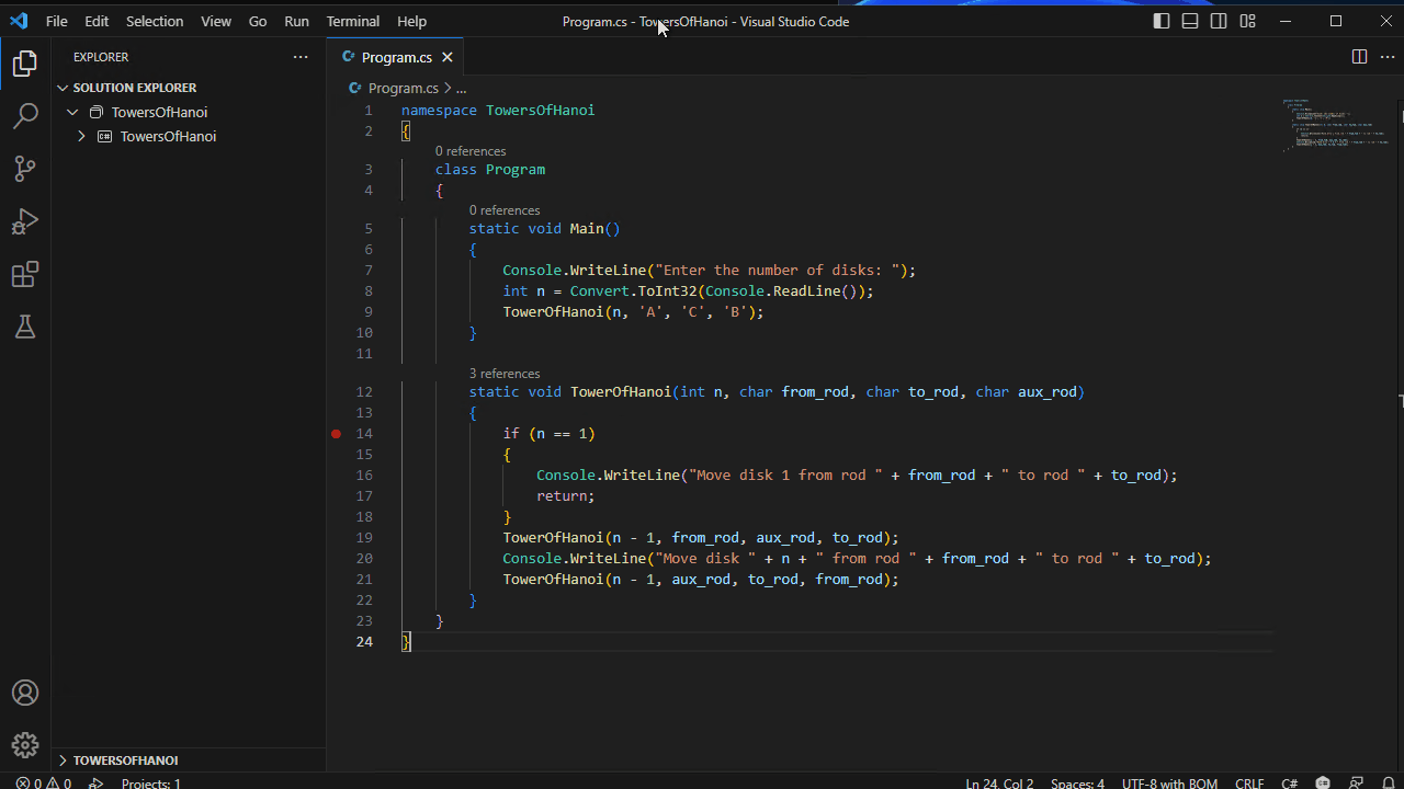 Debugging C# in Visual Studio Code