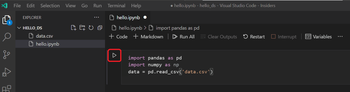 Python and Data Science Tutorial in Visual Studio Code