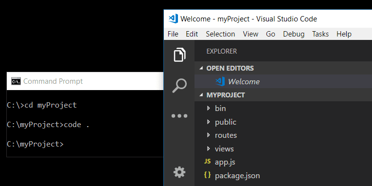 The Visual Studio Code Command Line Options