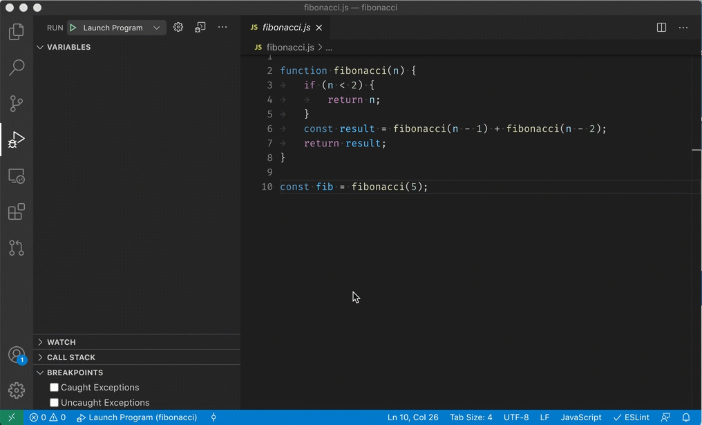 Visual Studio Code Logpoints