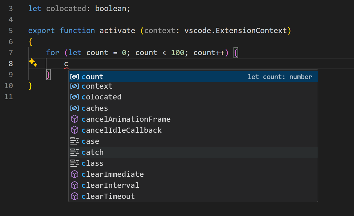 VS Code: enable javascript intellisense in typescript project