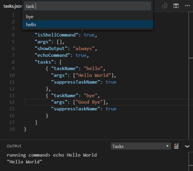 run program in visual studio