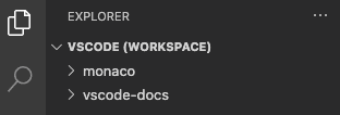 Multi-root workspace