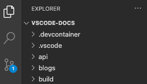 Workspaces in Visual Studio Code