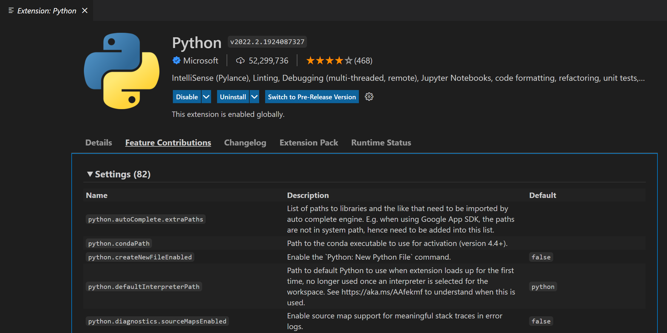 Visual Studio Code Python Path Settings