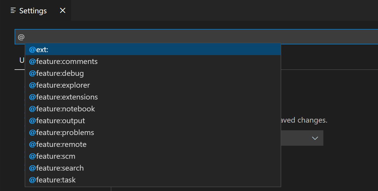 configure visual studio code workspace