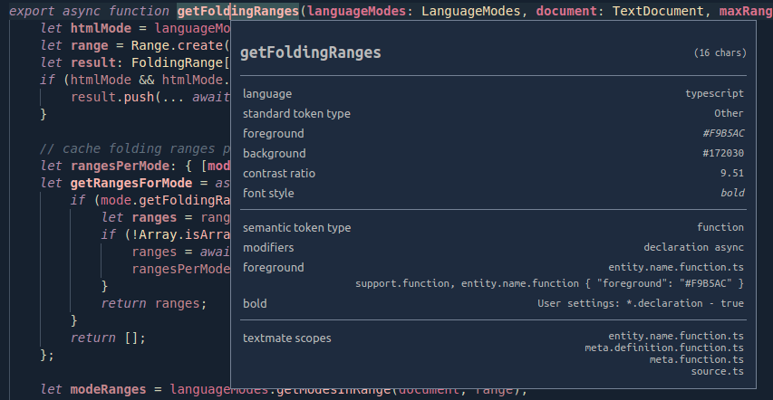 Editing Color Configuration