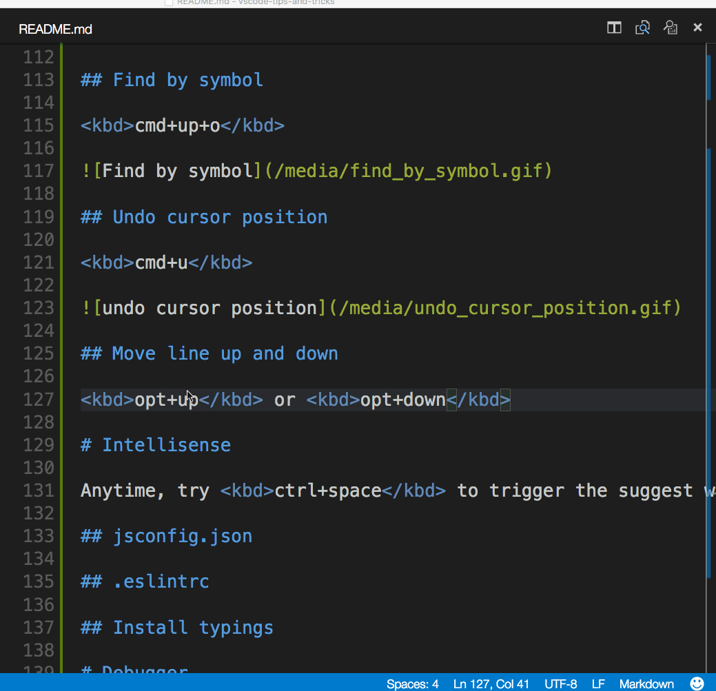 Visual Studio Code Tips and Tricks