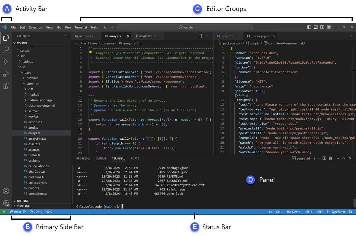 Visual Studio Code é um dos melhores editores de código para Windows.