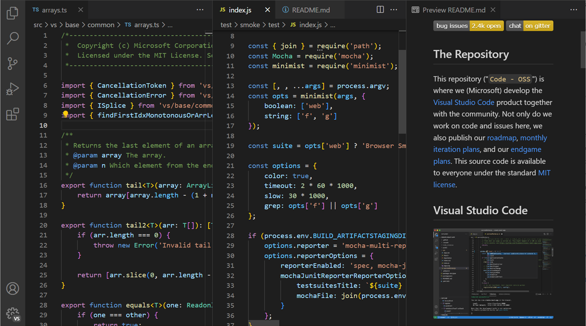 The Visual Studio Code command-line interface