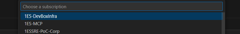 Screenshot that shows prompt for provisionning.