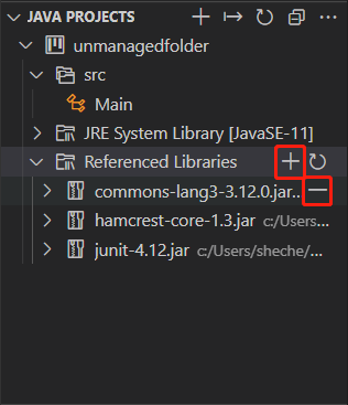 manage referenced librares