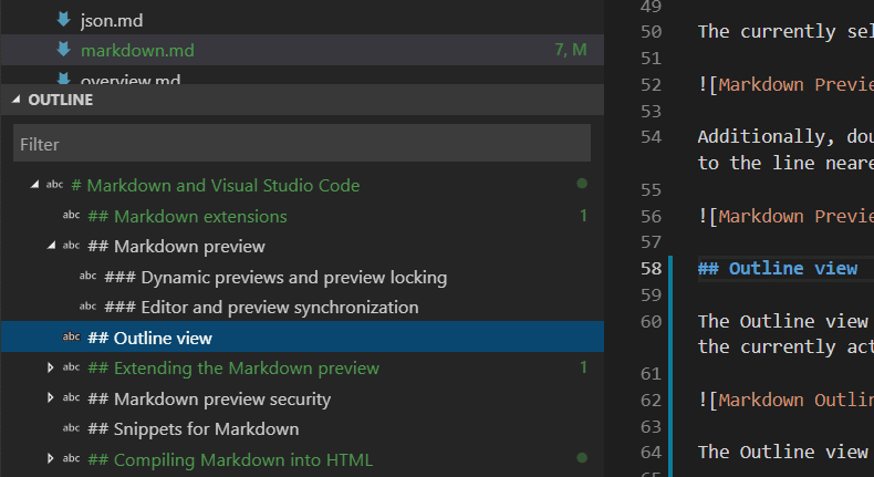 What is the meaning of a single and double check mark in VS Code