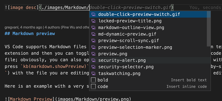 Markdown vs code. Markdown json view.