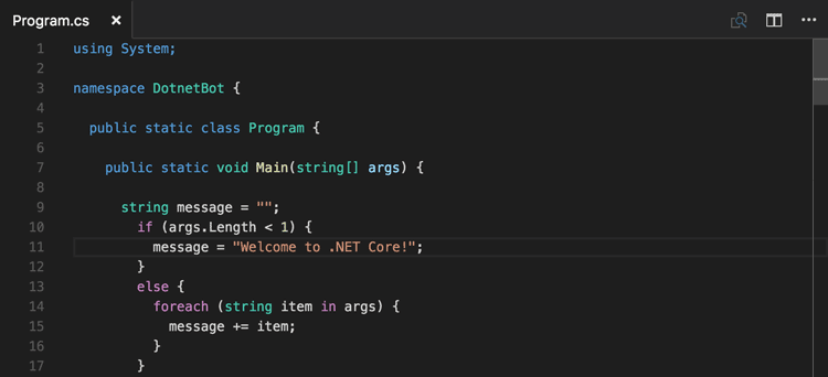 using visual studio community for mac asp.net core mvc