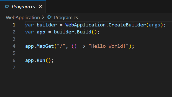 C# programming with Visual Studio Code