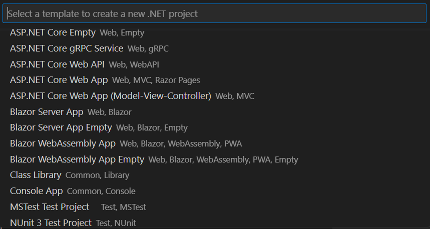 visual studio code - New C# project with vscode and I have