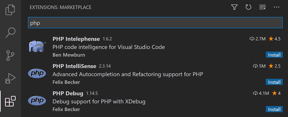 PHP Programming with Visual Studio Code